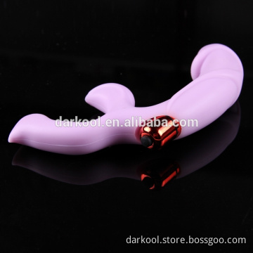 DG031/Multi-function Silicone Massager Wand G-spot/Anal Clitoris Bullet Vibrator